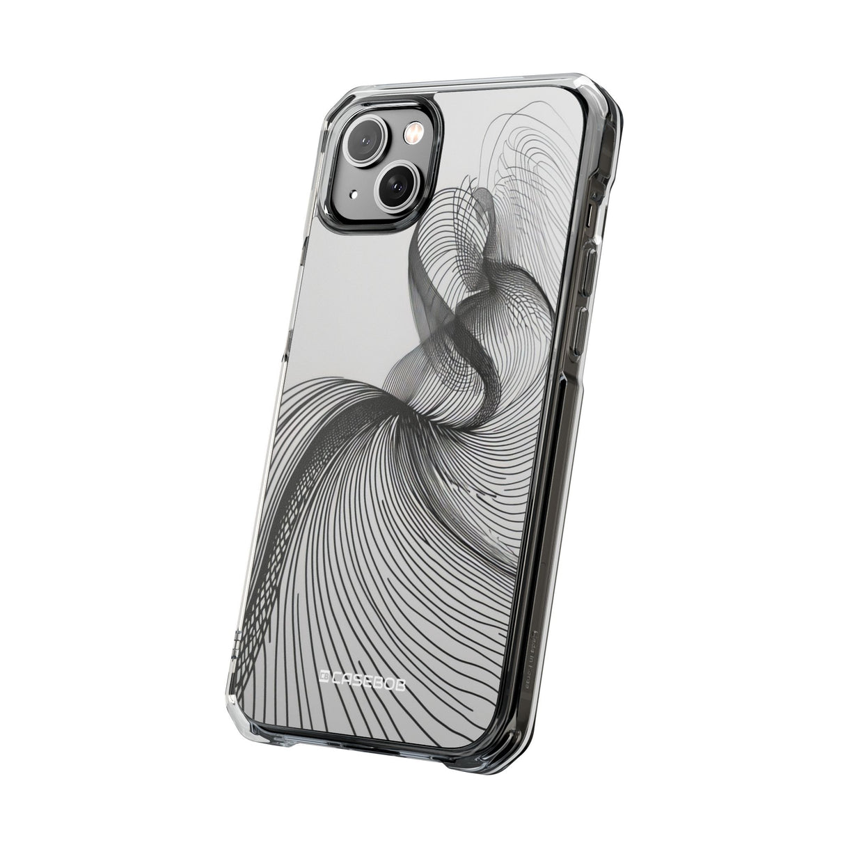 Fluid Elegance – Handyhülle für iPhone (Clear Impact – Magnetisch) 