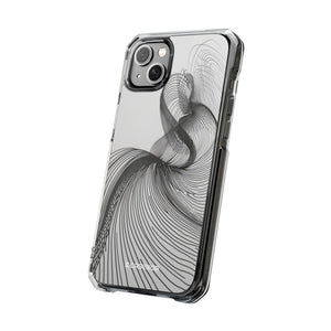 Fluid Elegance - Phone Case for iPhone (Clear Impact - Magnetic)