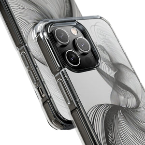 Fluid Elegance – Handyhülle für iPhone (Clear Impact – Magnetisch) 