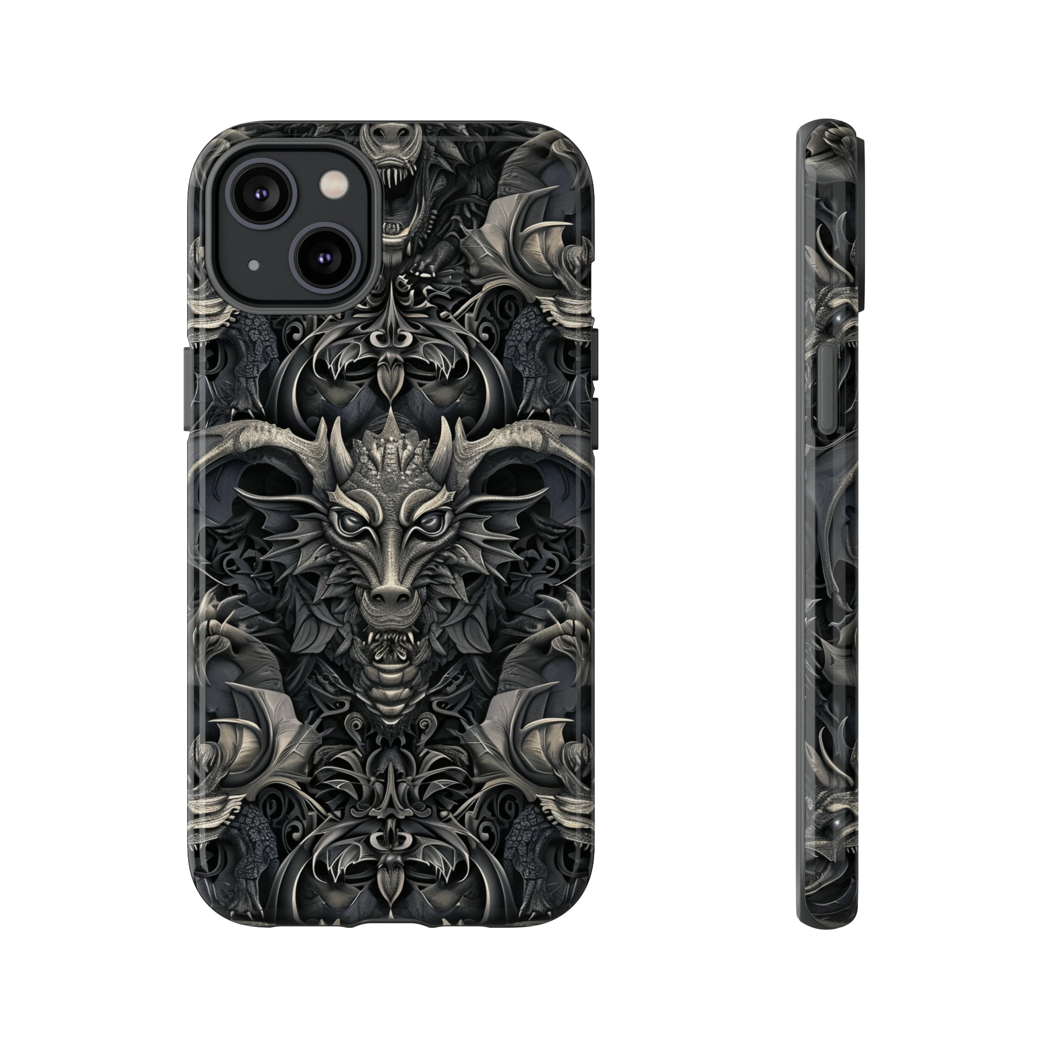 Mythical Gargoyles Tapestry - Protective Phone Case