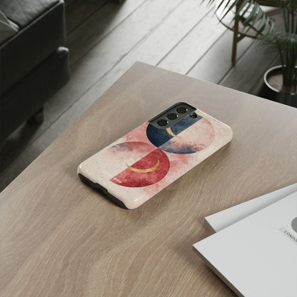 Golden Crescent Circles Samsung S22 Case - Tough