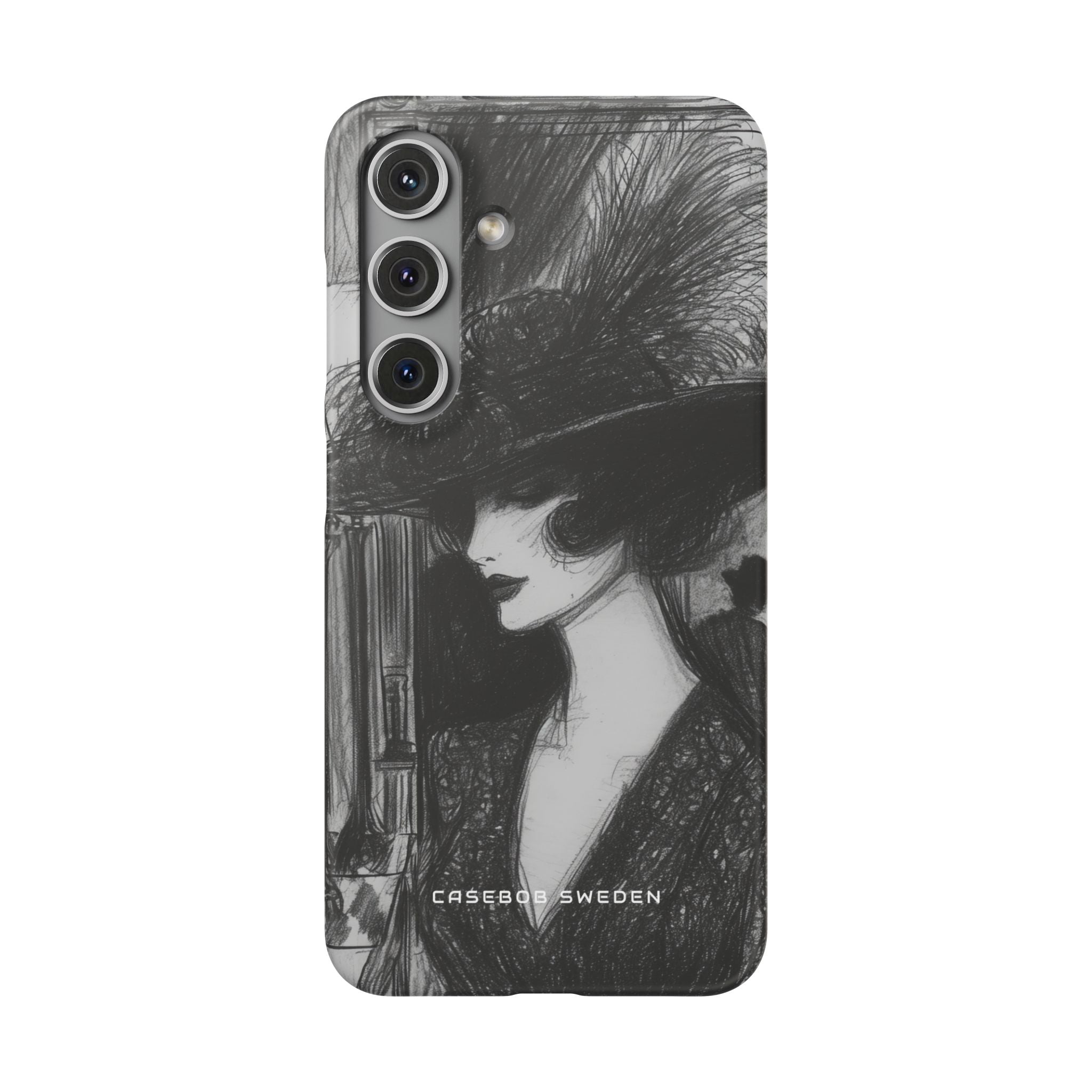 Timeless Elegance in Monochrome Samsung S24 - Slim Phone Case