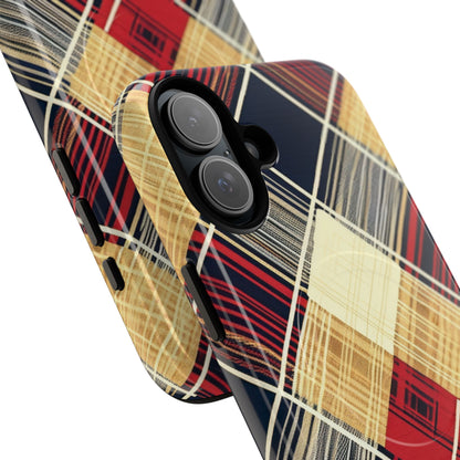 Plaid Diamond Tapestry iPhone 16 - Tough+