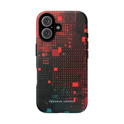 Gradient CyberFlux iPhone 16 - Tough Phone Case