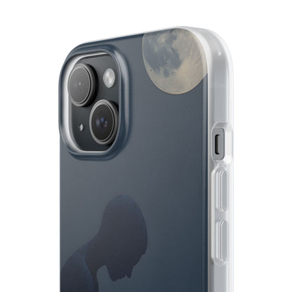 Moonlit Contemplation iPhone 15 Case - Soft