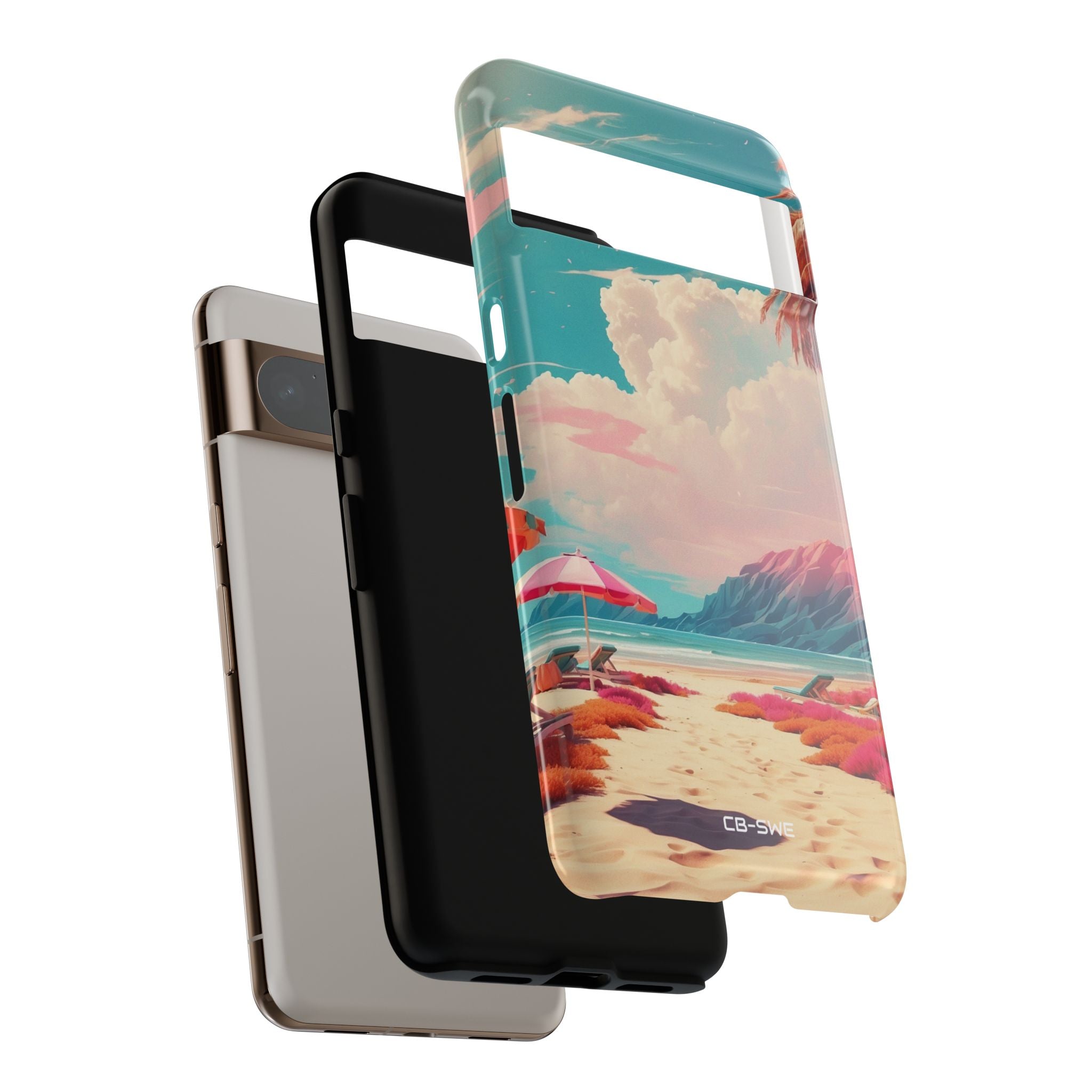 Vibrant Umbrellas Stand - Google Pixel Case