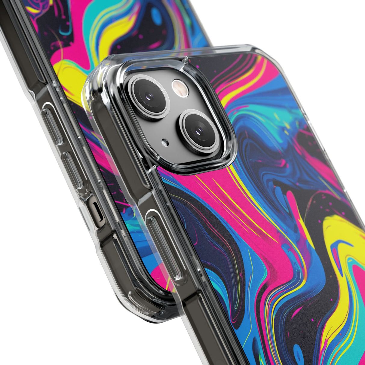 Pantone Neon Patterns | Handyhülle für iPhone (Clear Impact Case – magnetisch)