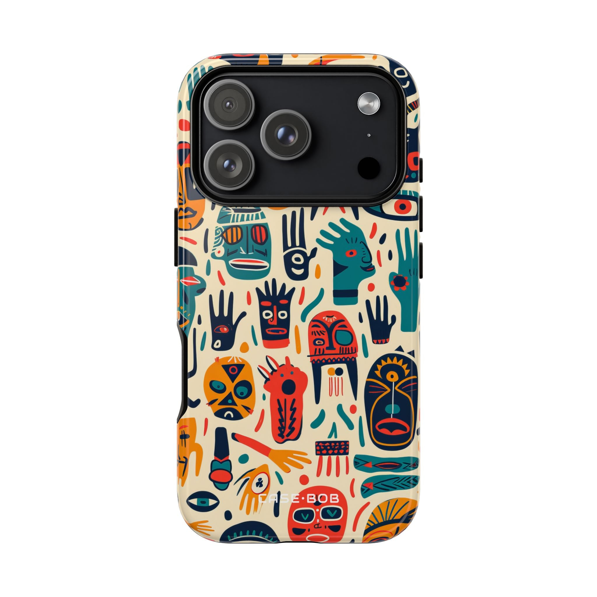 Vivid Faces iPhone 17 Pro Case - Tough