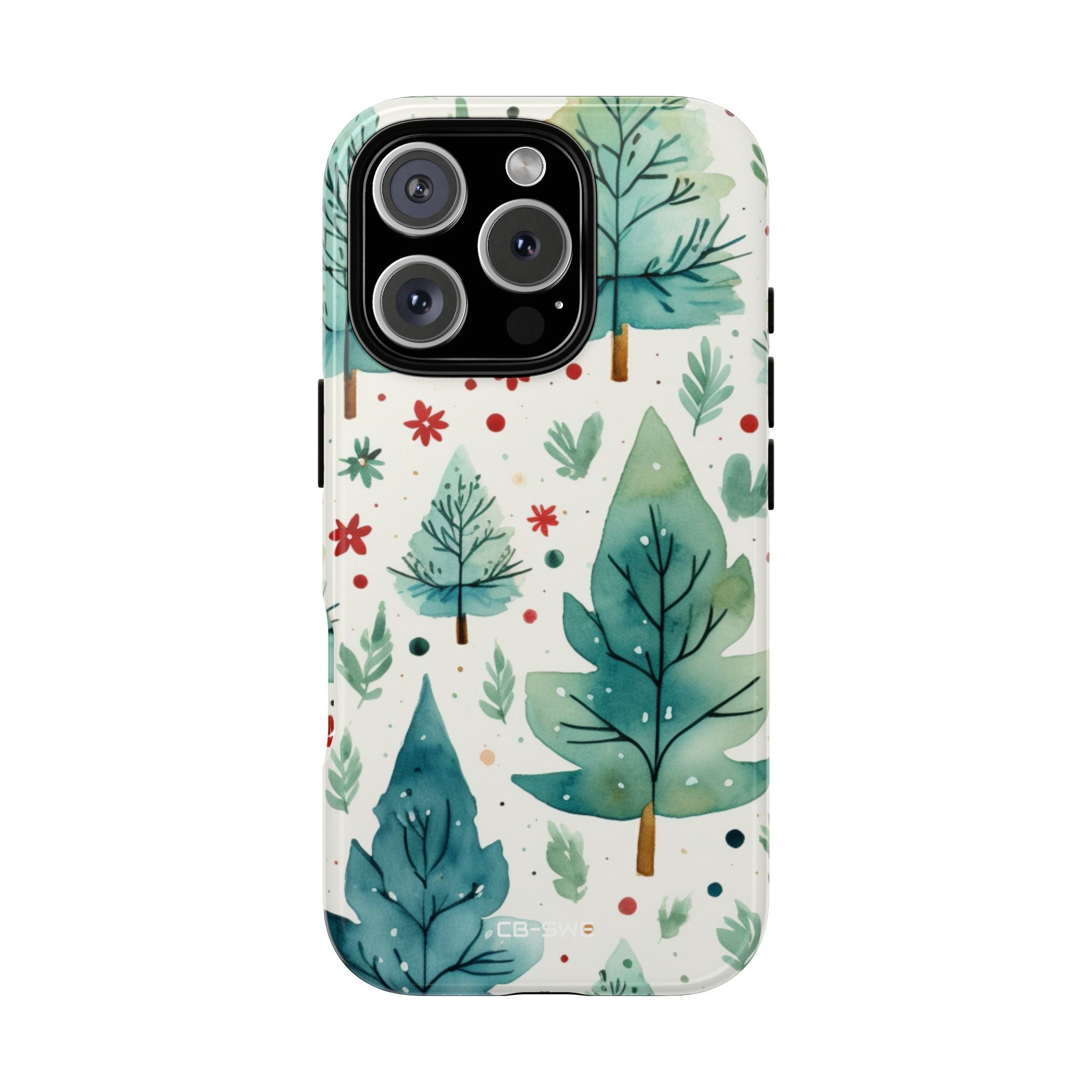Joyful Evergreen Dance - iPhone Case