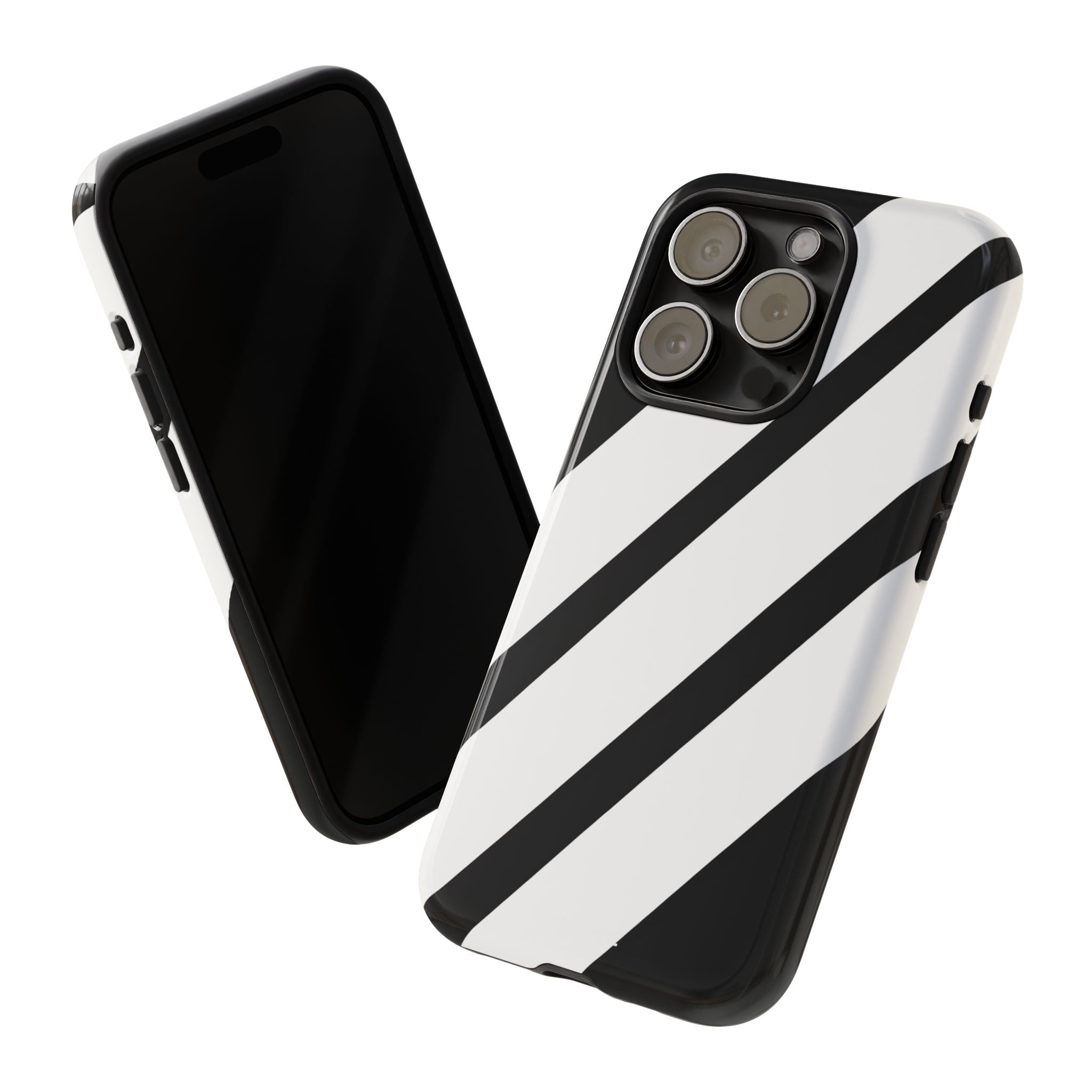 Monochrome Diagonal Symmetry - iPhone Case