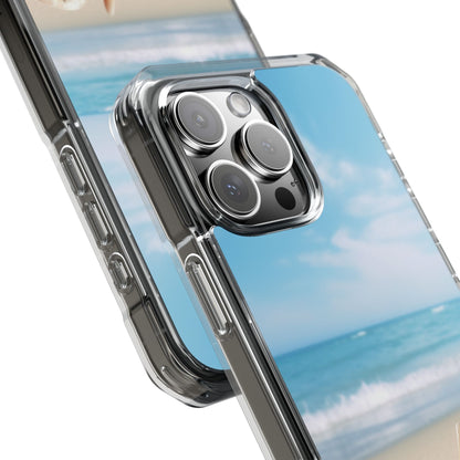 Shells Rest Beneath Waves iPhone Case - Impact