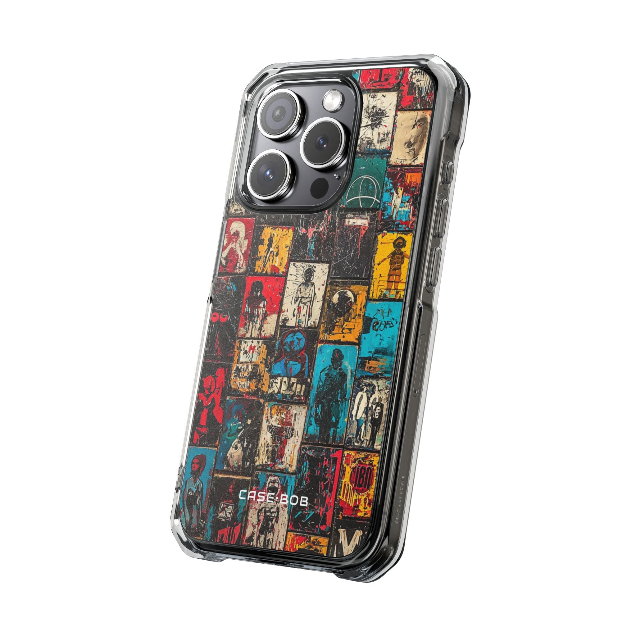 Figured Grid iPhone 15 Pro Case - Impact