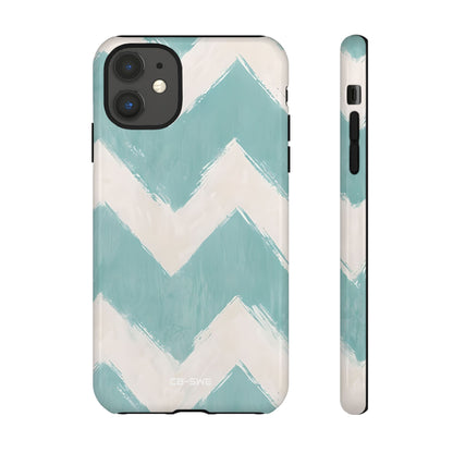 Zigzag Pastel Harmony - iPhone Case