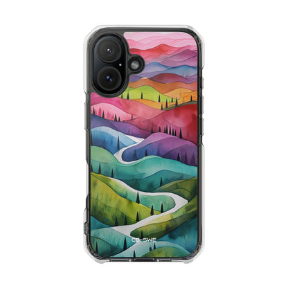 Whimsical Colorful Valleys iPhone Case - Impact