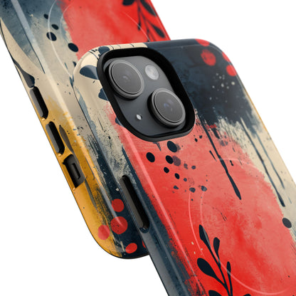 Vibrant Floral Energy iPhone 15 | Tough+ Phone Case