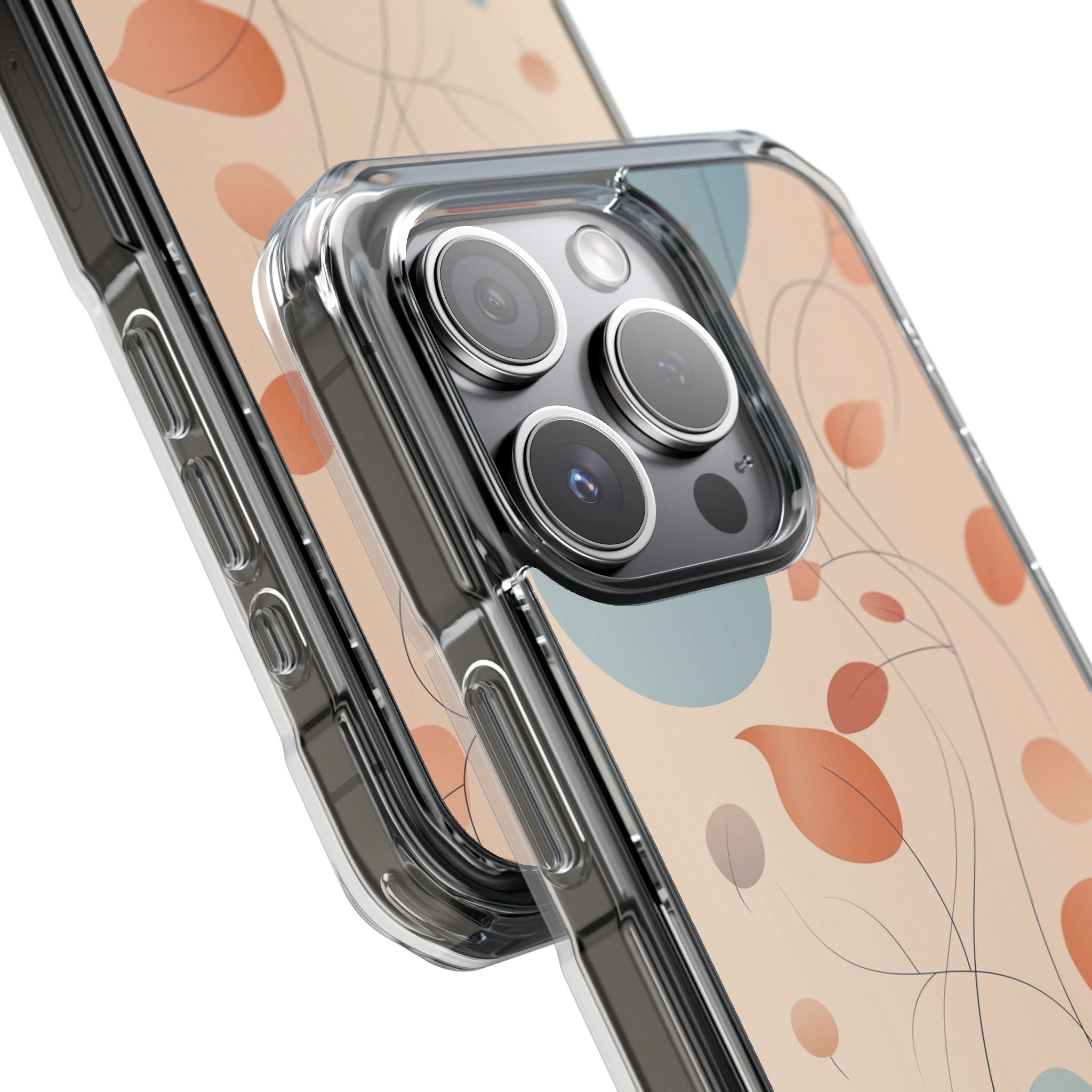 Gentle Leaves Drift iPhone Case - Impact
