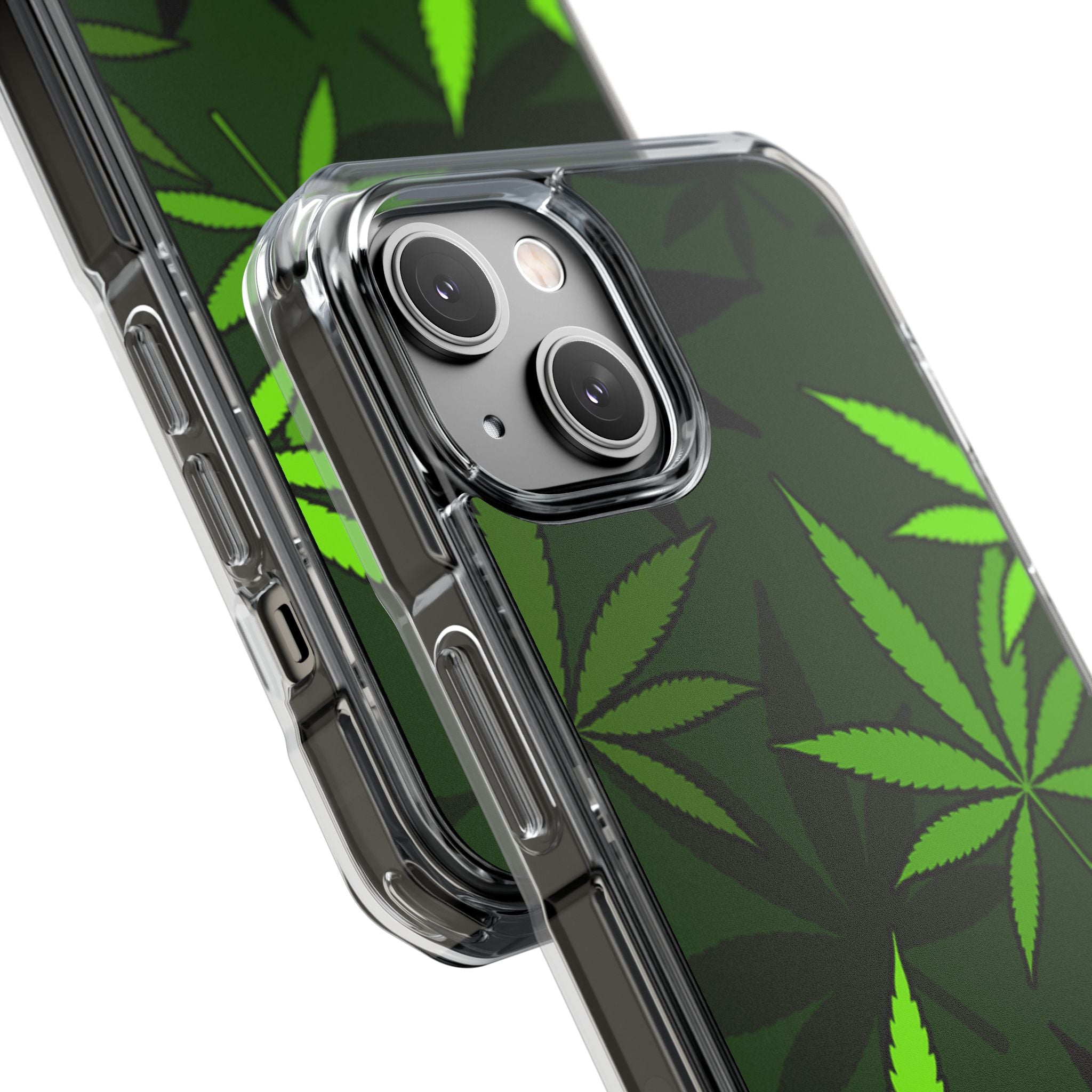 Green Leaf Symmetry iPhone Case - Impact