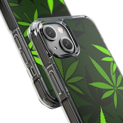 Green Leaf Symmetry iPhone Case - Impact