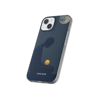 Moonlit Contemplation iPhone 14 Case - Soft