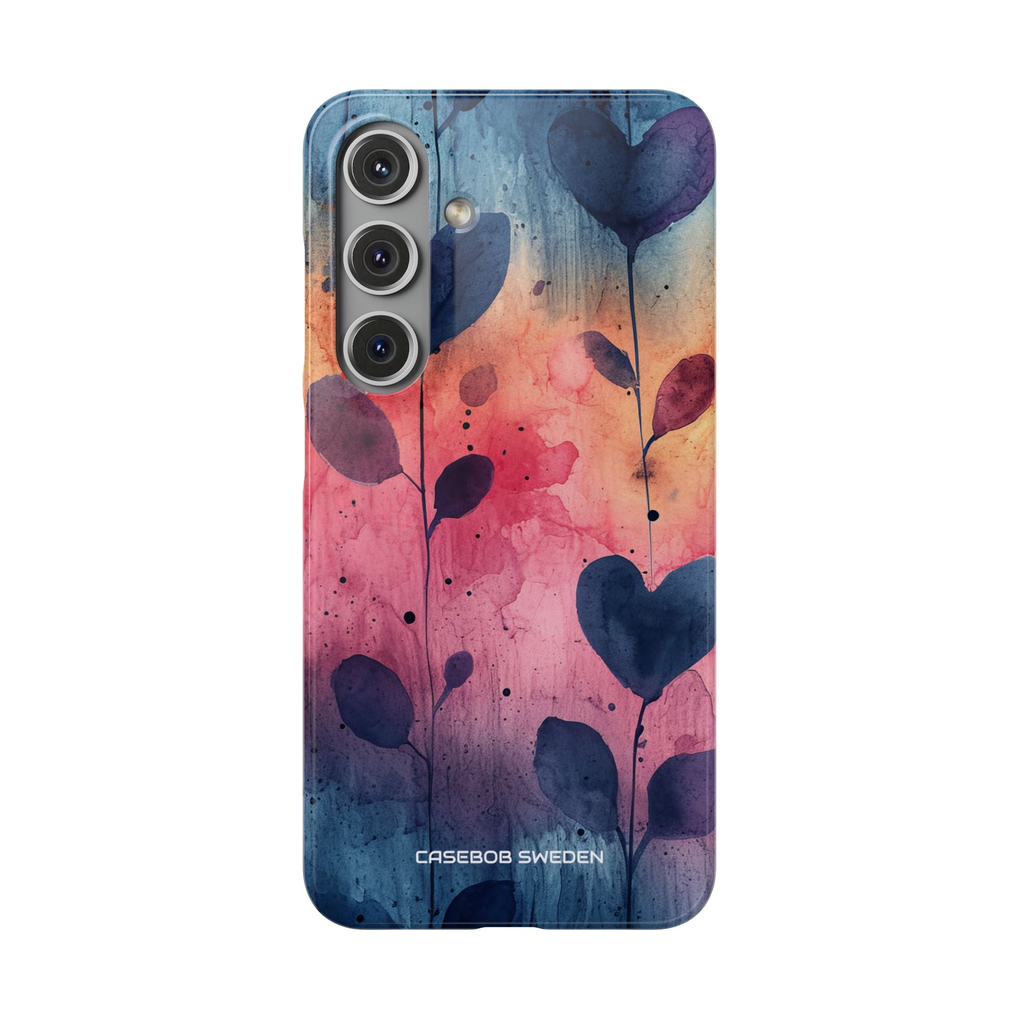 Watercolor Heart Art - Slim Samsung S24 Phone Case