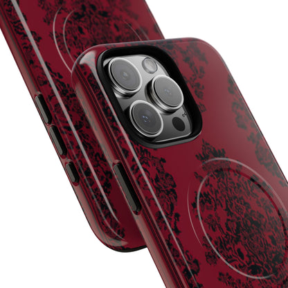 Gothic Crimson Elegance iPhone 16 | Tough+ Phone Case