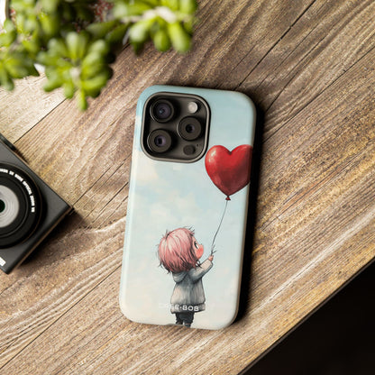 Heart Balloon Glow iPhone 15 Pro Case - Tough
