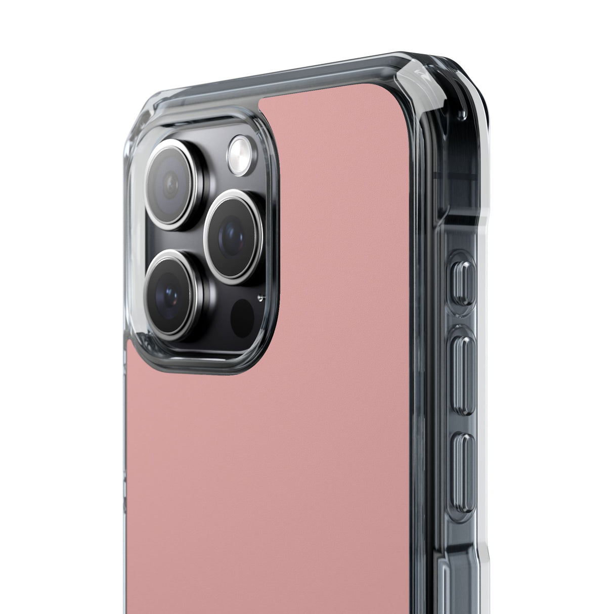 Pastellrosa | Handyhülle für iPhone (Clear Impact Case – magnetisch) 