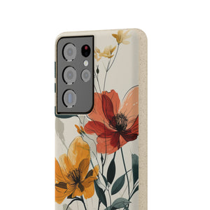 Serene Floral Harmony | Biodegradable Phone Case