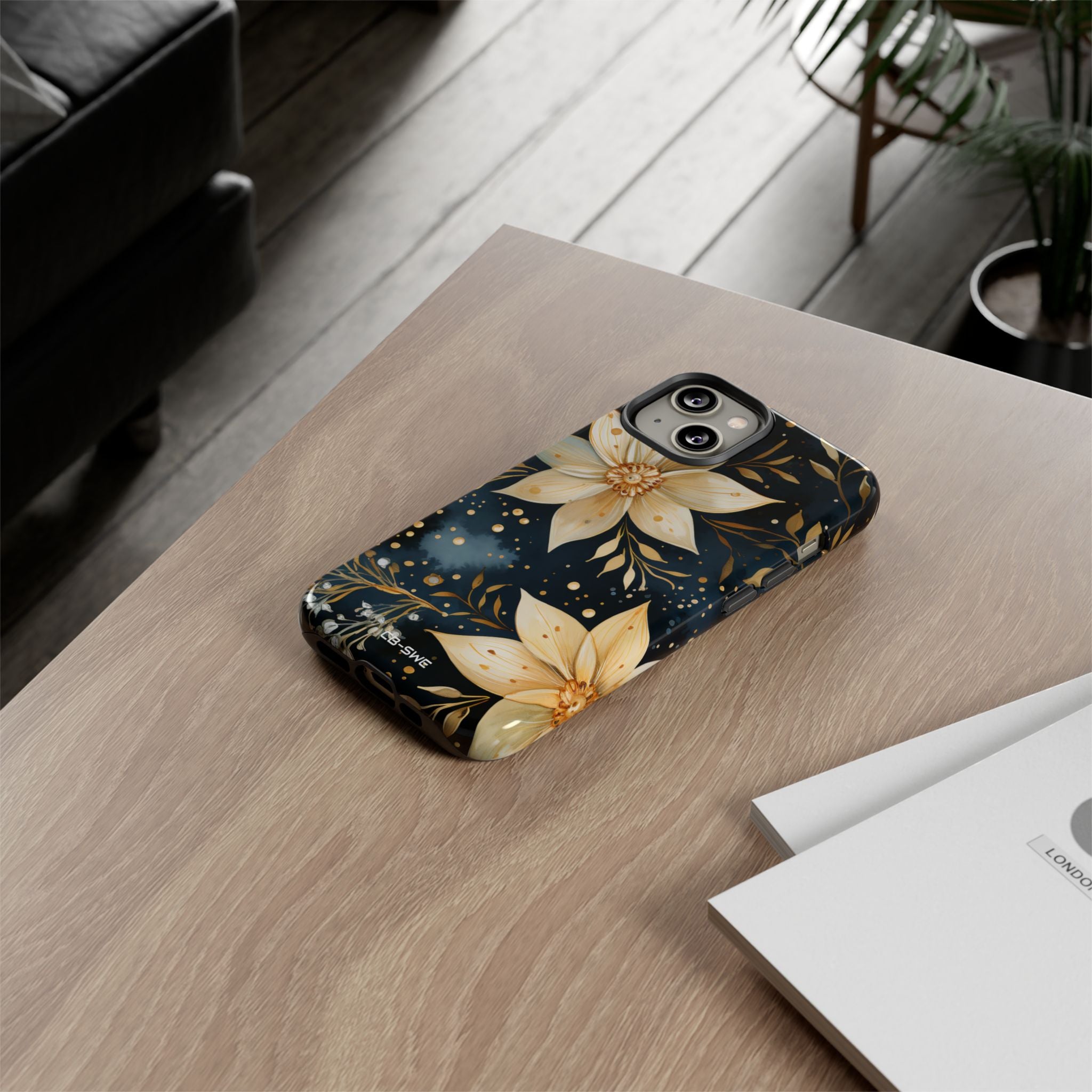 Floral Elegance Flourishes - iPhone Case