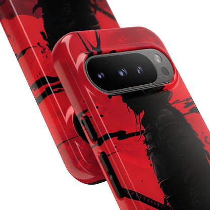 Red Samurai Shadow - Google Pixel Case