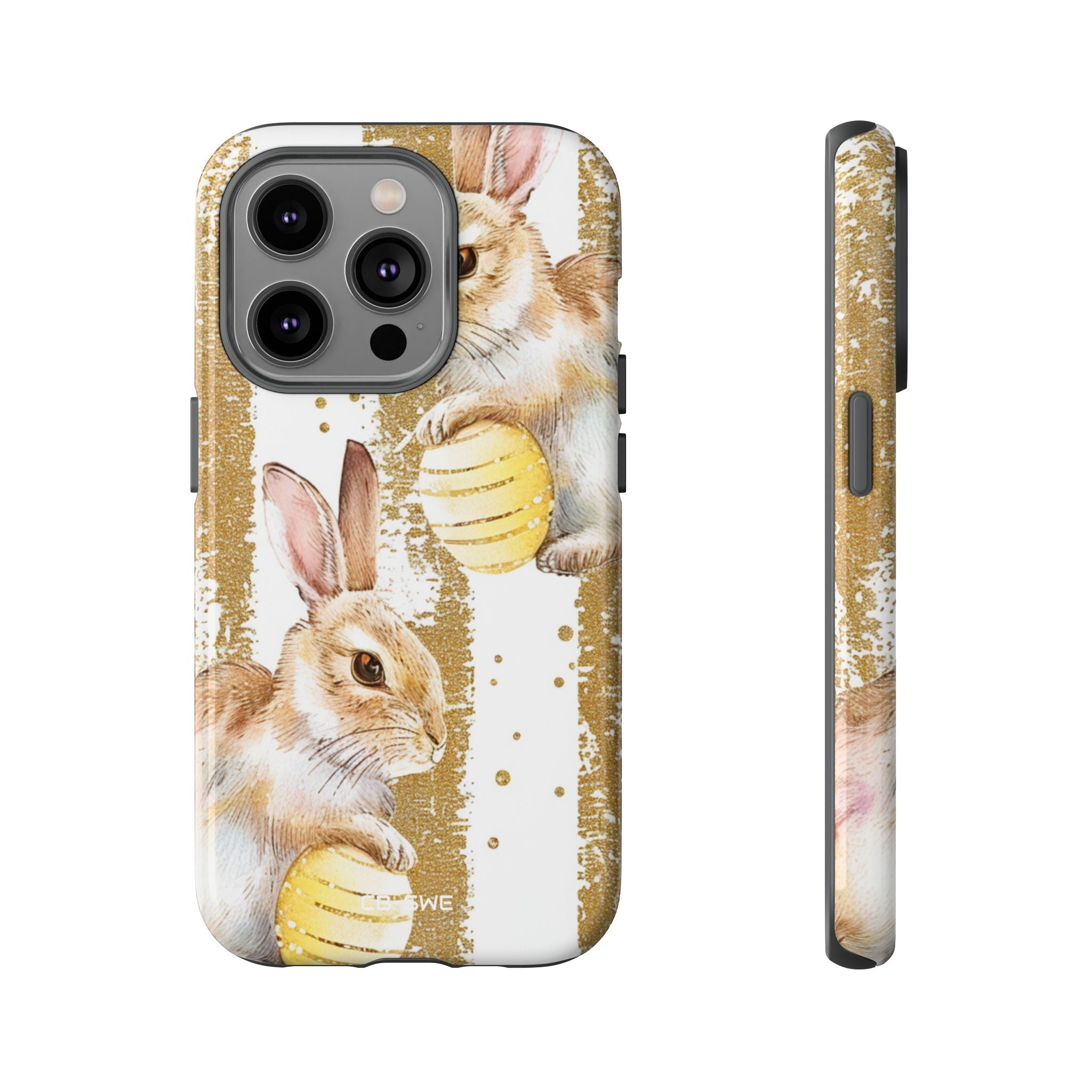 Bunnies Hold Eggs - iPhone Case