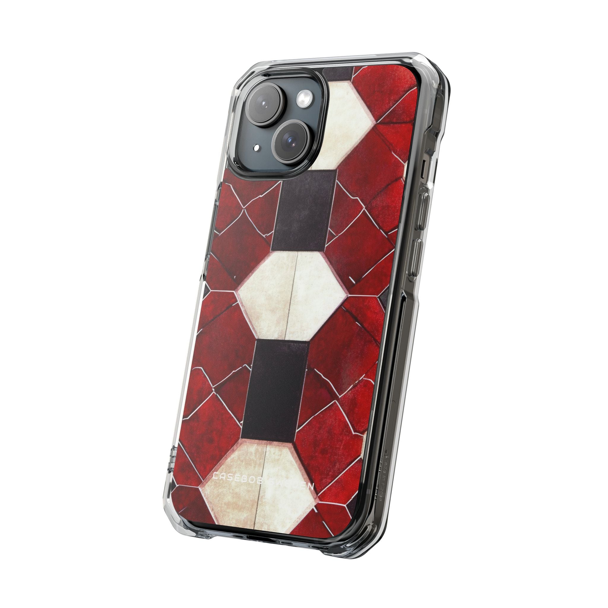 Gothic Hexagon Symmetry iPhone 15 - Clear Impact Phone Case