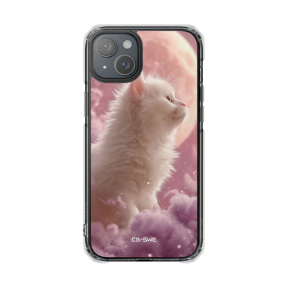 Lunar Cat Soars iPhone Case - Impact