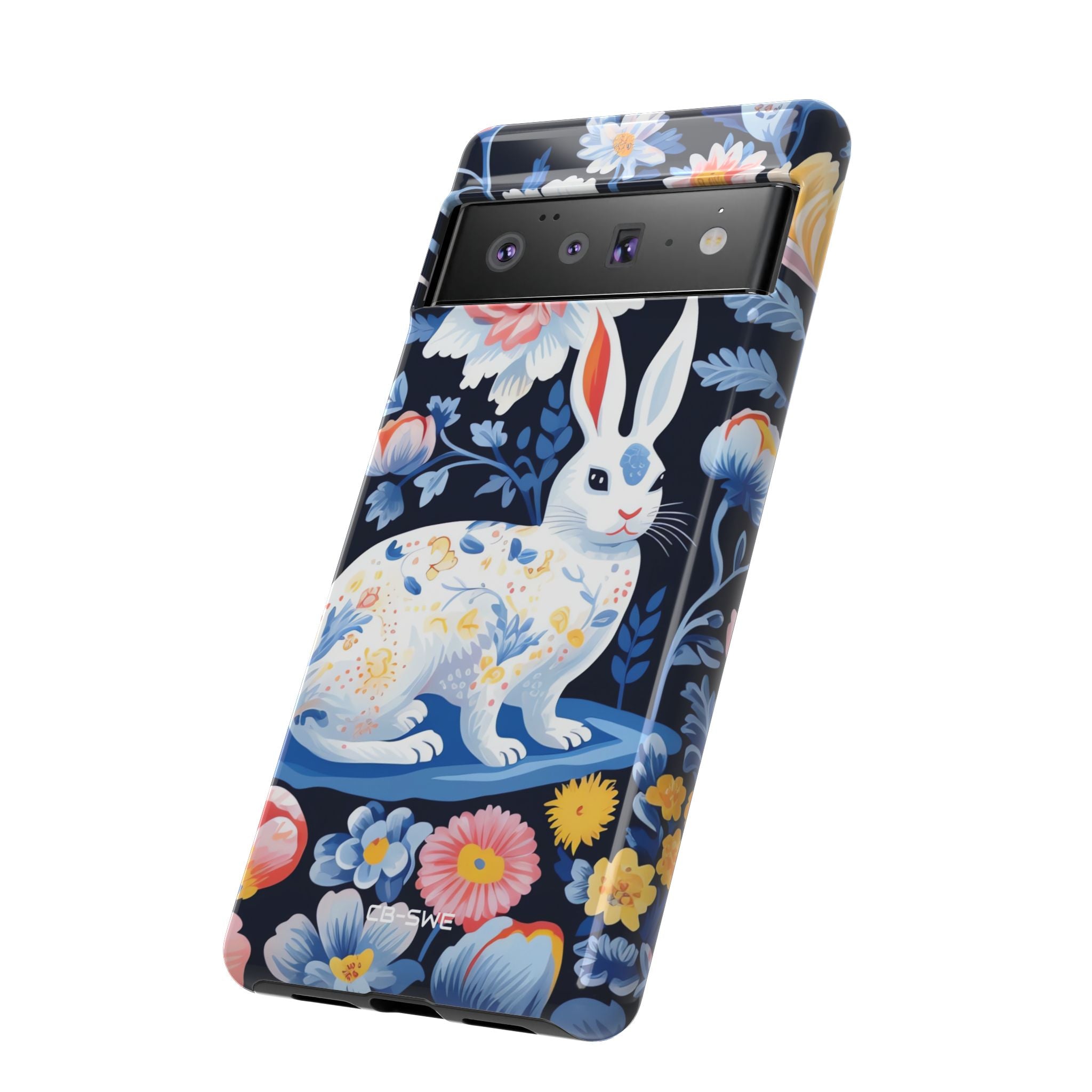 Floral Rabbit Dances - Google Pixel Case