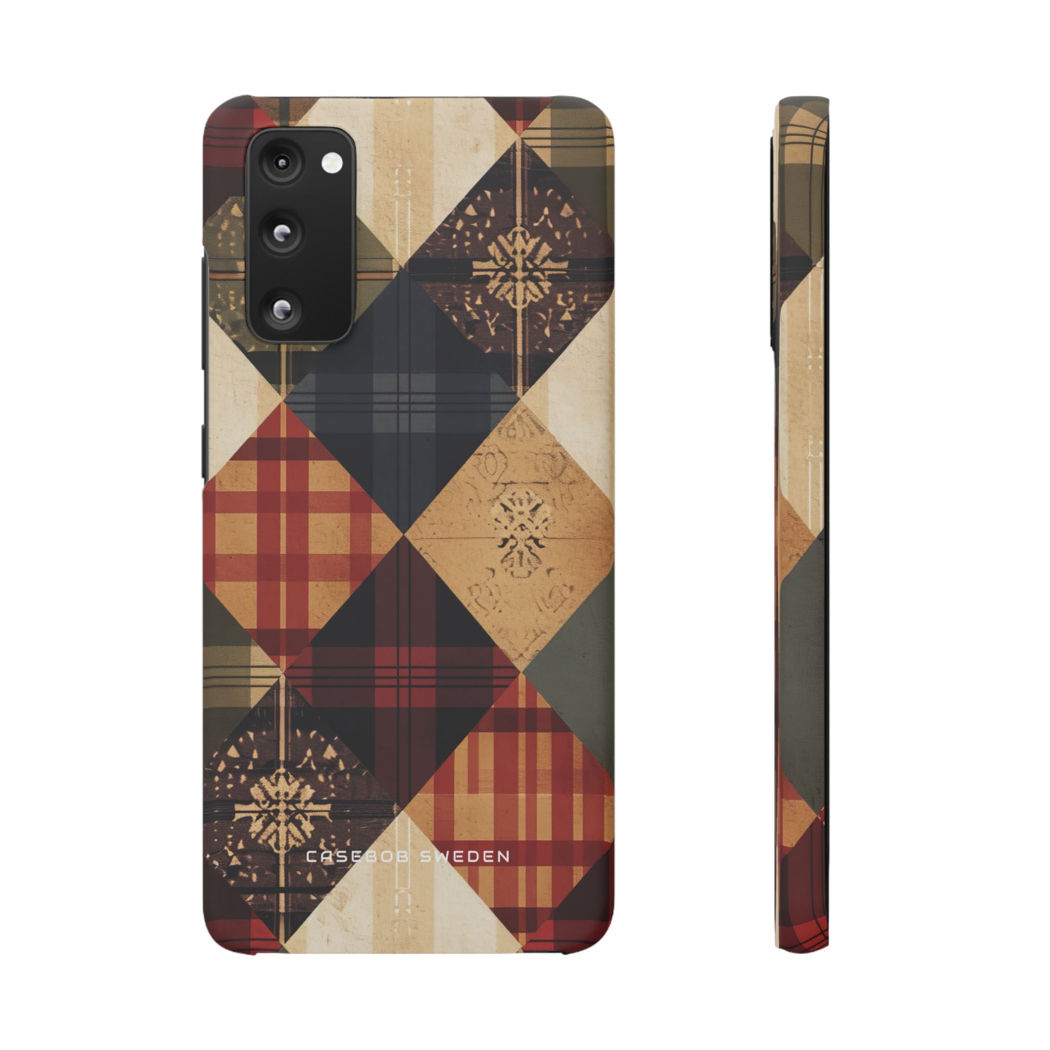 Rustic Geometric Patchwork Harmony Samsung S20 - Slim Phone Case