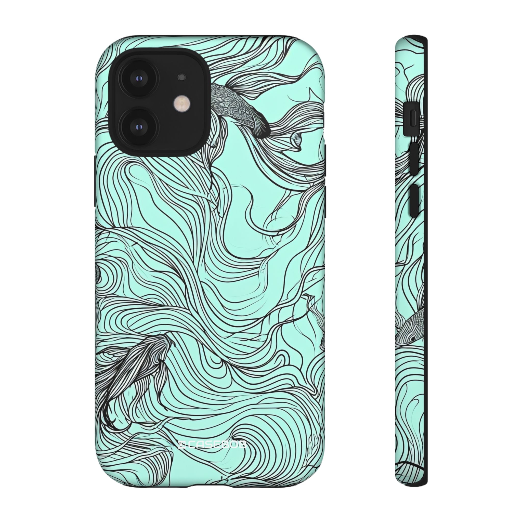 Aqua Serenity | Protective Phone Case for iPhone