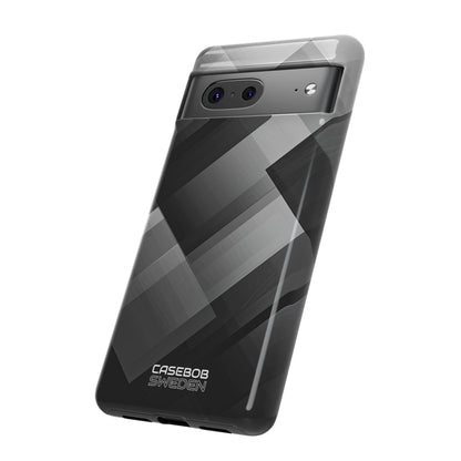 Grayscale Geometric Layers Google Pixel 7 - Tough