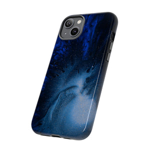 Winter Blue Ink Art - Protective Phone Case