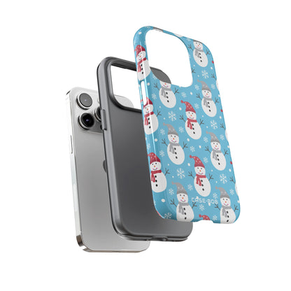 Snowman Parade iPhone 14 Pro Case - Tough
