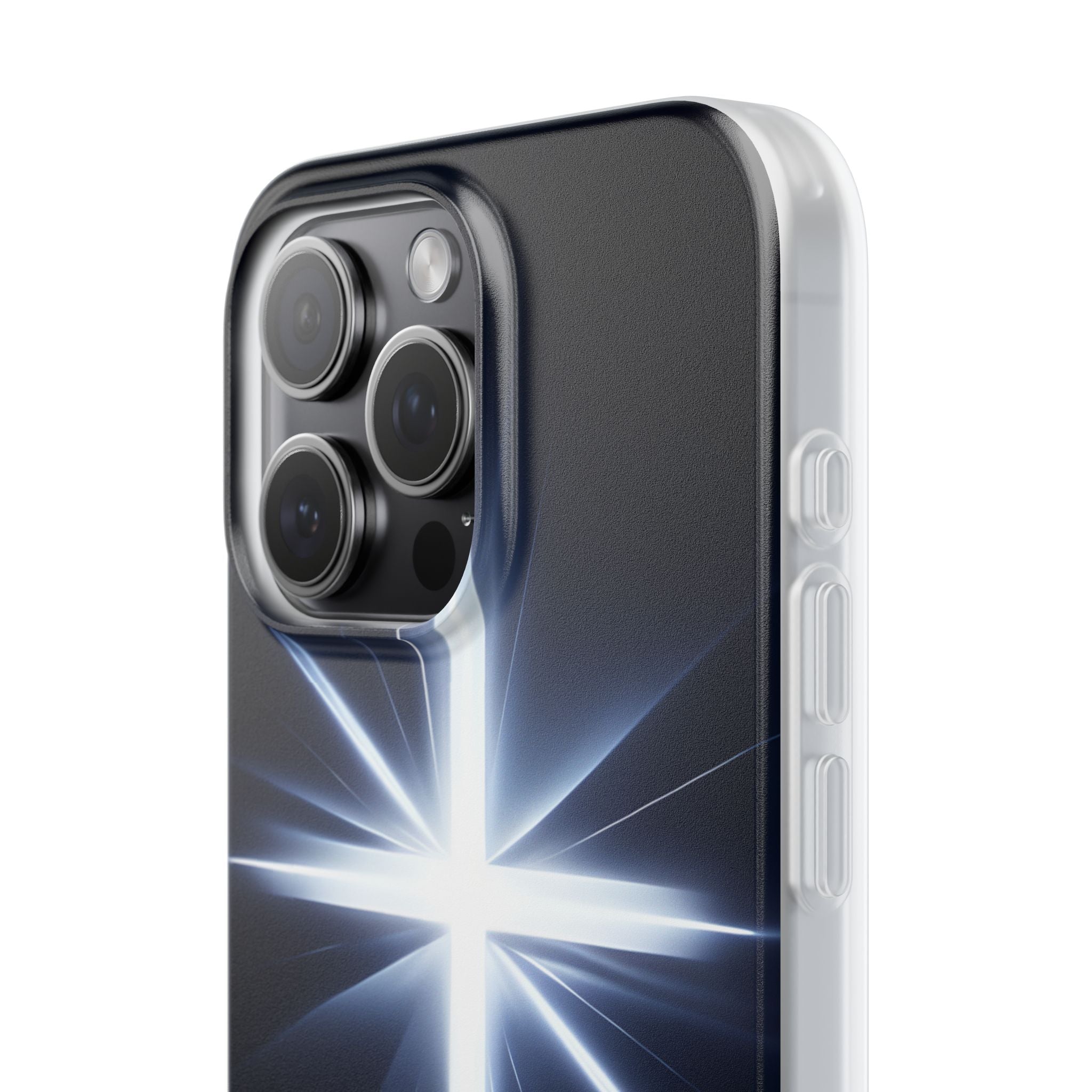 Glowing Crossburst iPhone 15 Pro Max Case - Soft