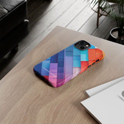 Vibrant GeoFlow iPhone 14 - Tough Phone Case