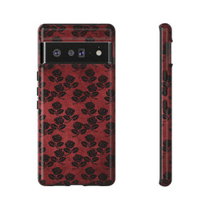 Rosemony Gothic Flower - Protective Phone Case