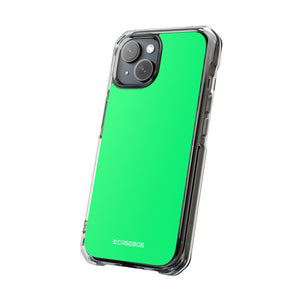 Spring Green | Phone Case for iPhone (Clear Impact Case - Magnetic)