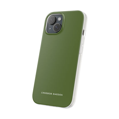 Dark Olive Green iPhone 15 - Flexi Phone Case