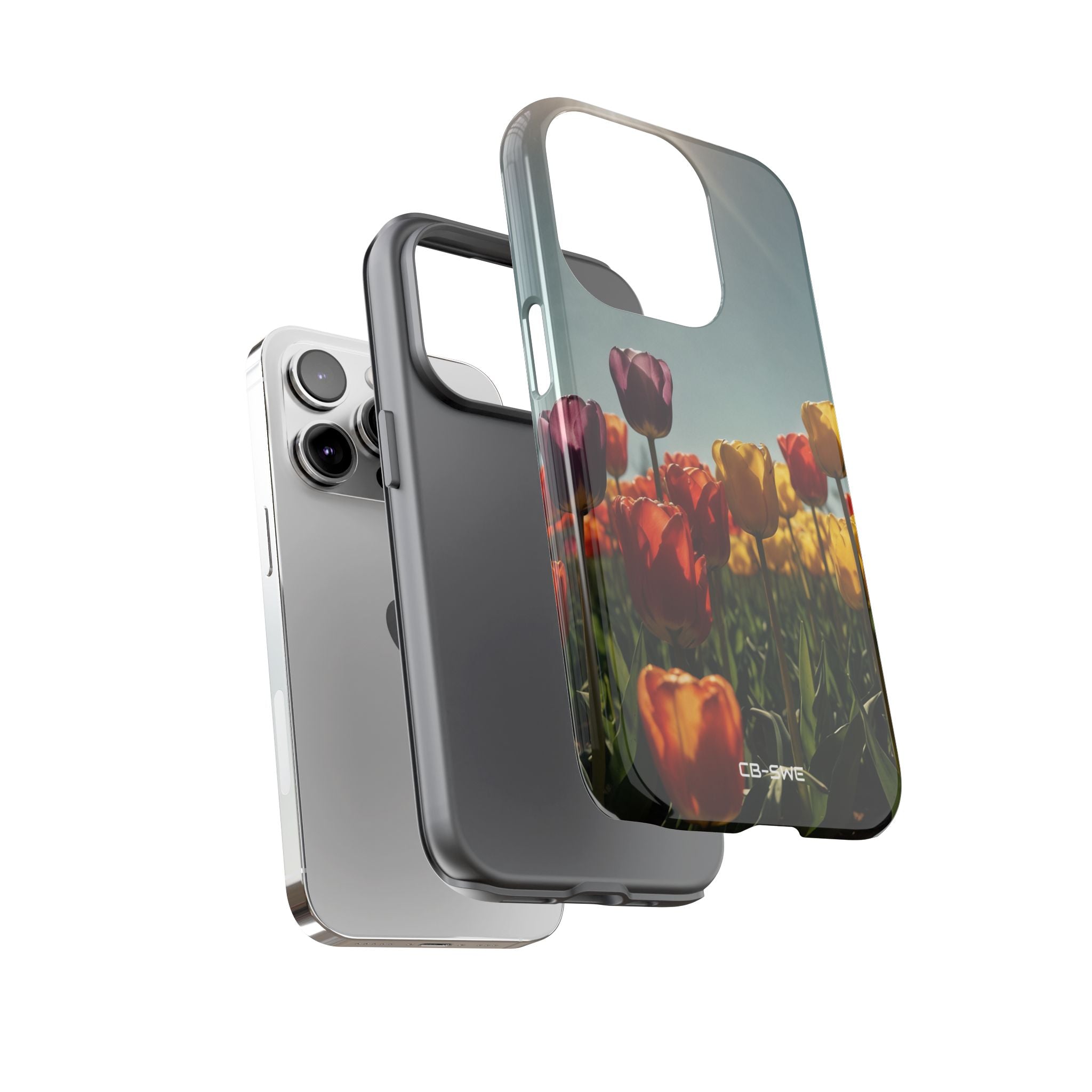 Tulips Embrace Sunlight - iPhone Case