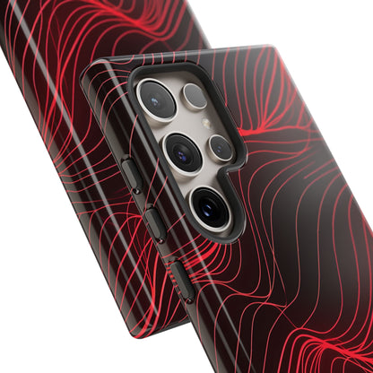 Crimson Waveform Flow Samsung S24 - Tough