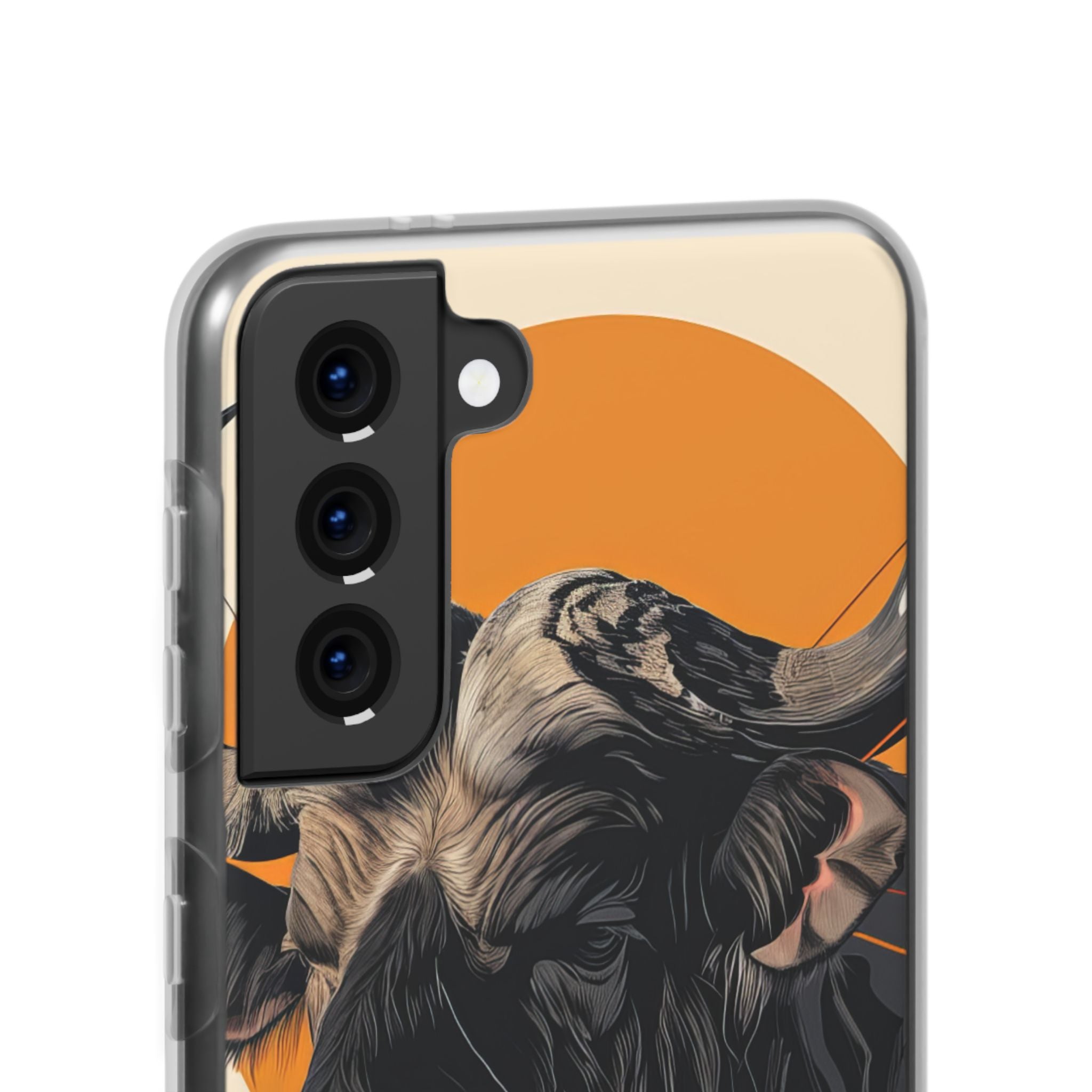 Majestic Buffalo Sun | Flexible Phone Case for Samsung Galaxy