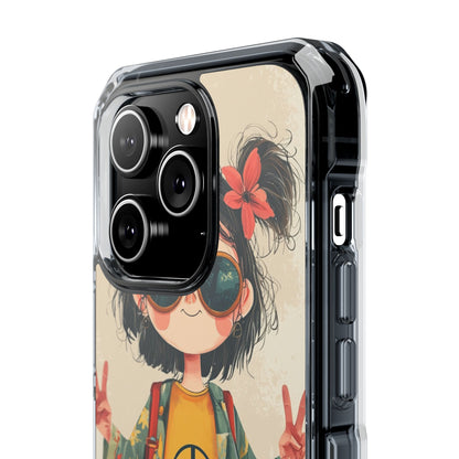 Peace Pigtails iPhone 14 Pro Case - Impact