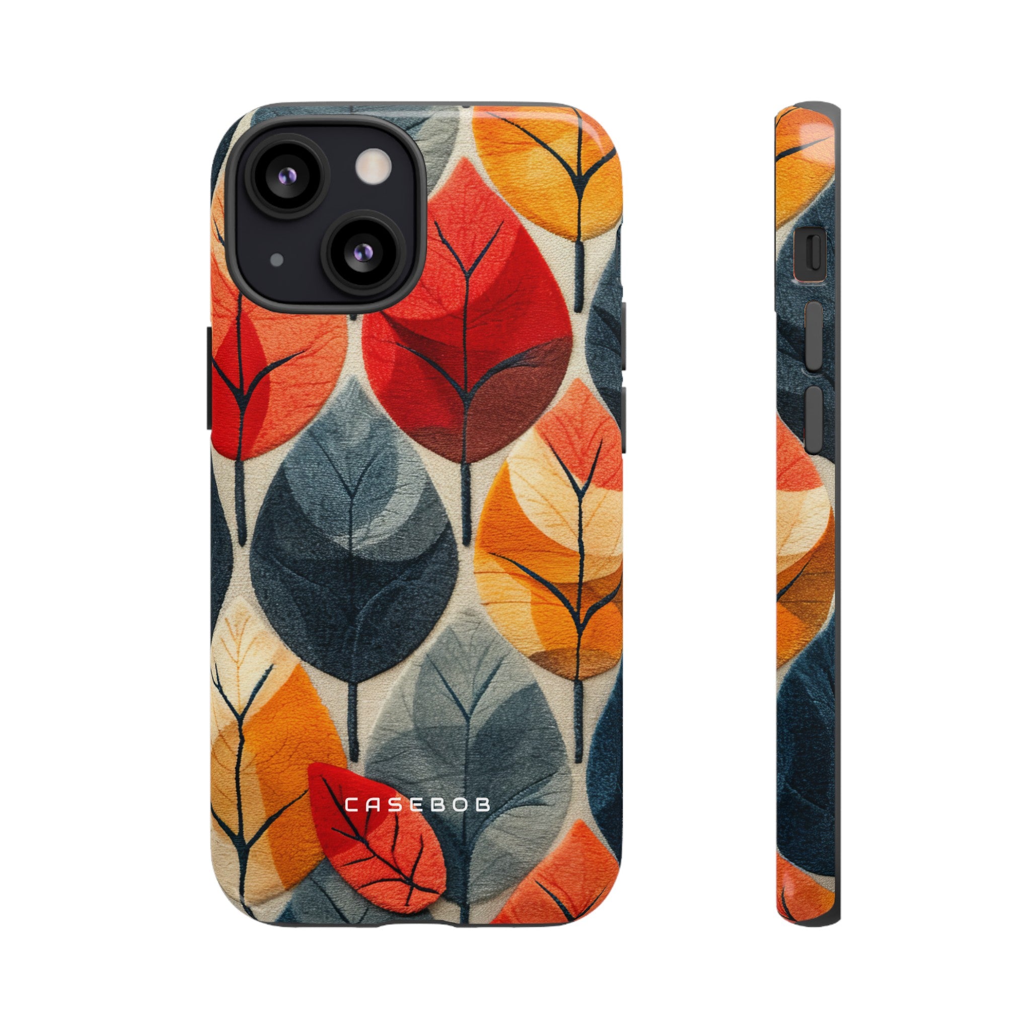 Scandinavian Leafy Serenity - Protective Phone Case