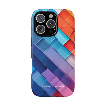 Vibrant GeoFlow iPhone 16 - Tough Phone Case